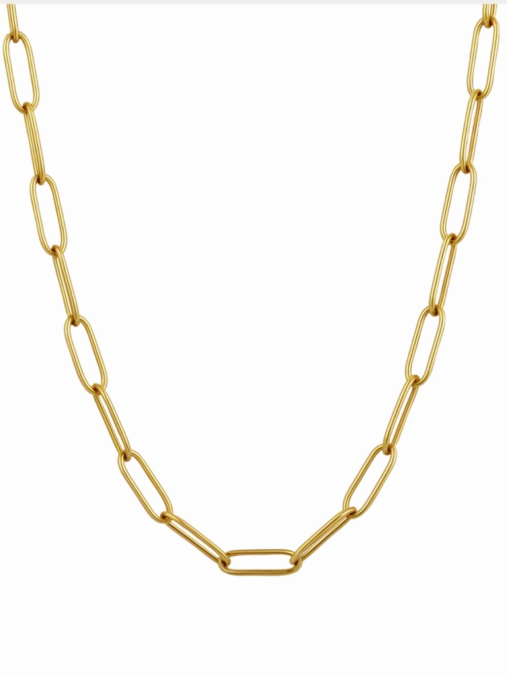 Hey Harper Gold Paperclip Link Necklace